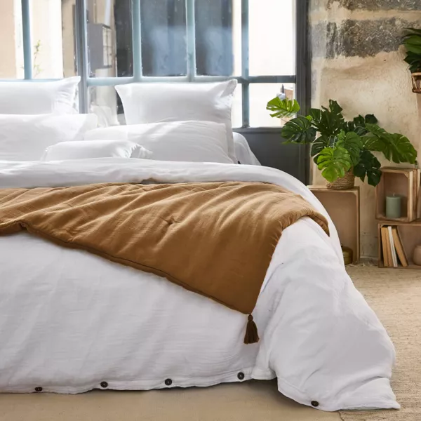 Musselin-Bettl�ufer (90 x 200 cm) Ga�a Camel