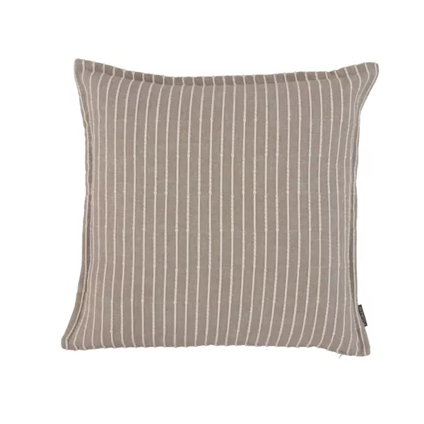 Coussin carr� coton textur� (50 x 50 cm) Alice Ecru