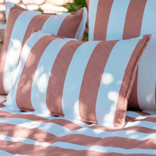 Housse de coussin ext�rieur rectangulaire d�perlante (40 x 60 cm) Noa Brique