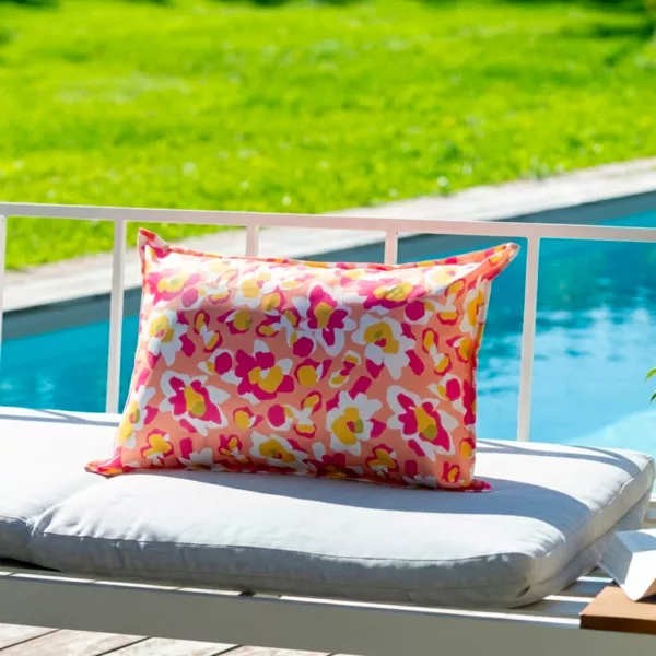 Waterafstotende rechthoekige buitenkussenhoes (40 x 60 cm) Paola Roze