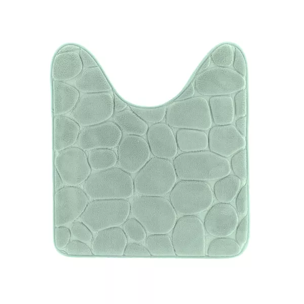 Toilettenvorleger mit Memory-Schaum (45 x 50 cm) Galeo Eukalyptusgr�n