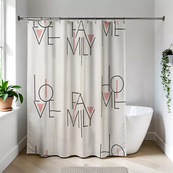 Cortina de ducha Peva (180 x 180 cm) Minimalist Beige gris�ceo