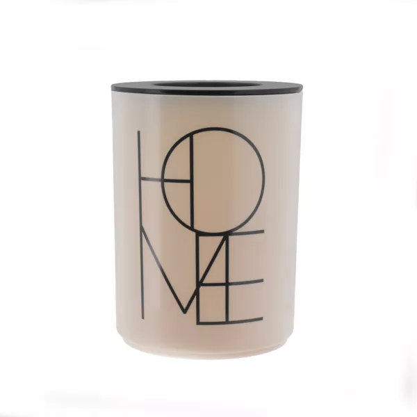 M�lleimer f�r das Badezimmer mit Deckel Minimalist Beige-Grau