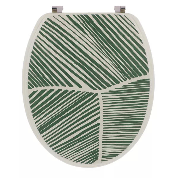 Toiletbril hout 18 inch Botanist Groen