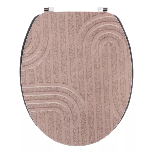 WC-Sitz aus Holz 18 Zoll Minimalistisches Rouge