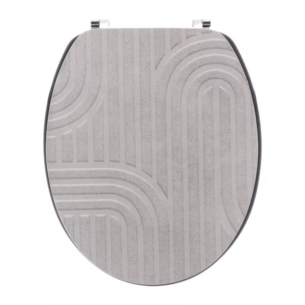 Abattant WC bois 18 pouces Minimalist Beige gr�ge
