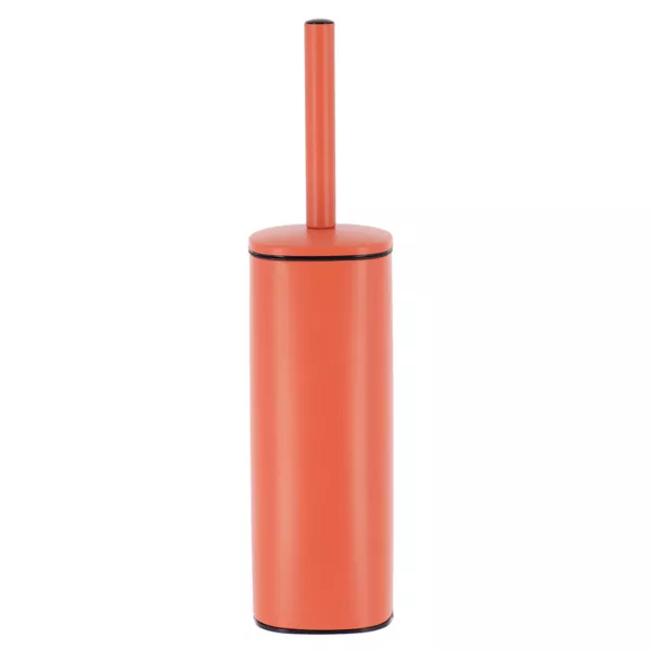 Toiletborstel vierkant met metalen deksel Boho-Chic Terracotta