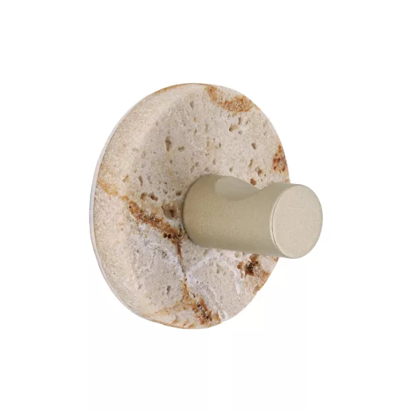 Crochet simple adh�sif effet travertin Lina Beige