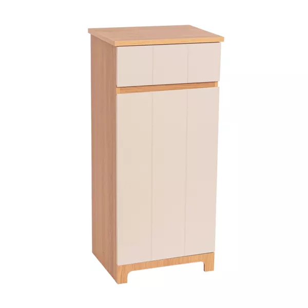 Meuble bas salle de bain bois (83 x 38 cm) Rivoli Naturel