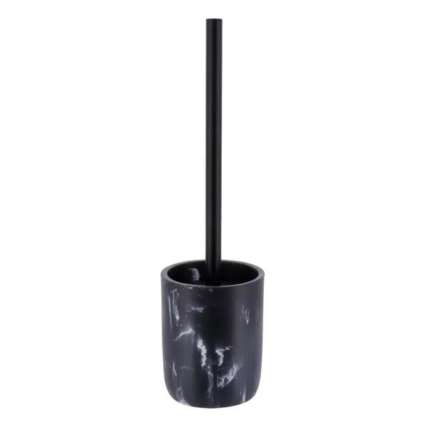 Brosse WC polyr�sine effet marbre S�ma Noir