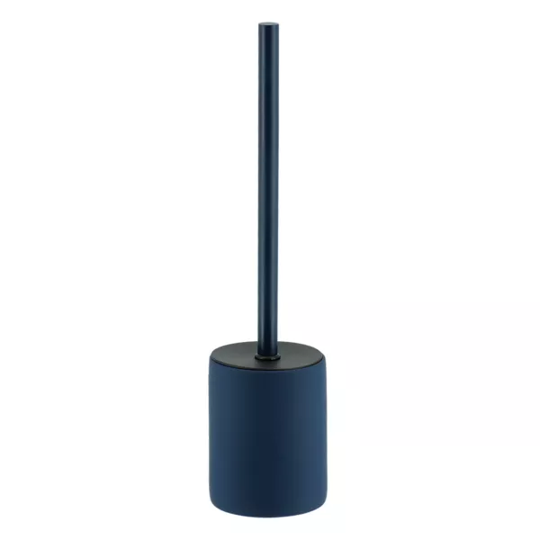 Toiletborstel van aardewerk Timeless laag Marineblauw