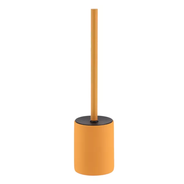 Toiletborstel van aardewerk Timeless laag Mosterdgeel