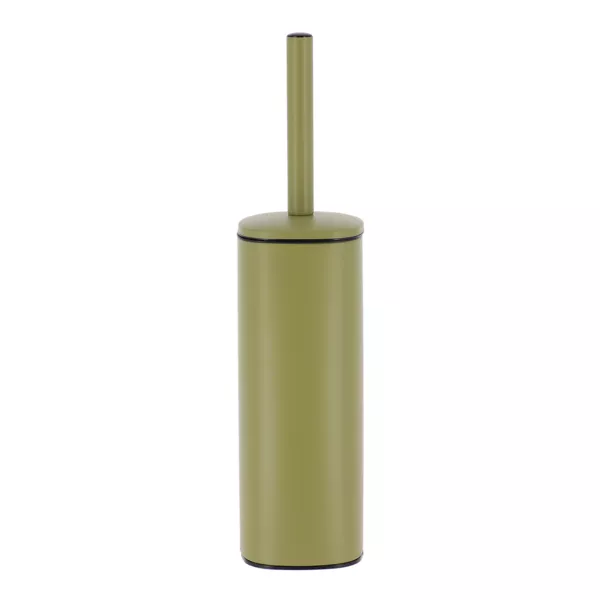Brosse WC carr�e couvercle m�tal Boho-Chic Vert olive