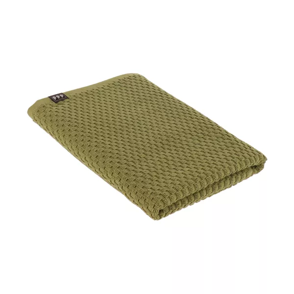 Serviette de bain 100% coton (70 x 130 cm) Boho-chic Vert olive