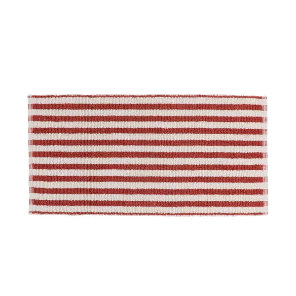 Tapis rectangulaire coton (45 x 90 cm) Louise Marron
