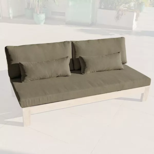 Fodere di ricambio per cuscini per Divano 3 posti Born�o Marrone sepia