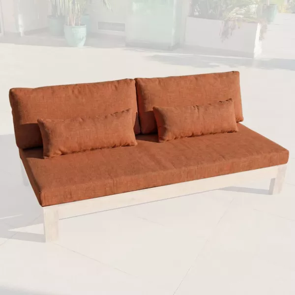 Fodere di cuscino di ricambio per Divano 3 posti Born�o Terracotta