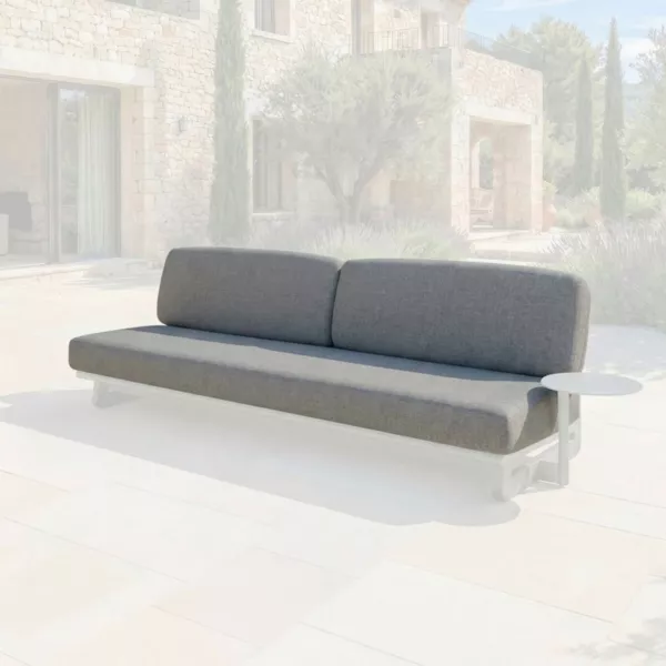 Housses de coussin de remplacement pour Canap� 3 places Long Beach Gris anthracite