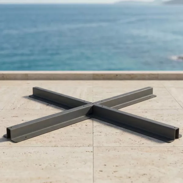 Kreuzfu� f�r Sonnenschirm Elyra Anthrazit