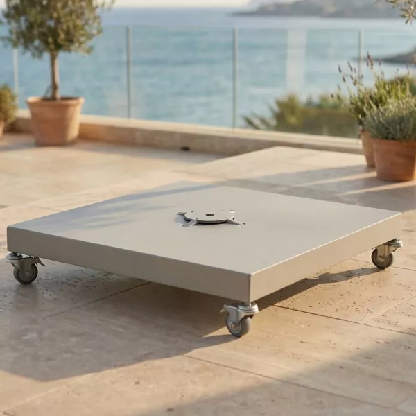 Base con ruote per ombrellone Elyra Champagne