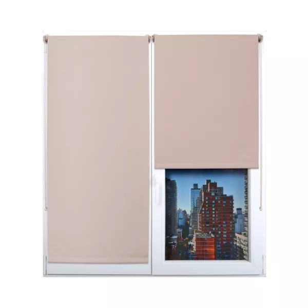 Tenda a rullo oscurante (180 x 180 cm) Tinta unita Beige
