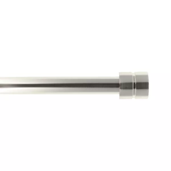 Kit asta tenda estensibile (L120 - L210 cm / D28 mm) Cesene Argento