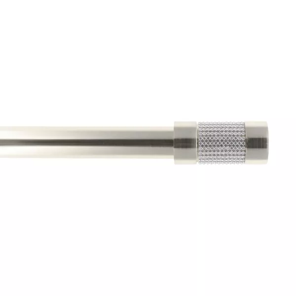 Kit de tringle extensible (L120 - L210 cm / D28 mm) Parme Argent
