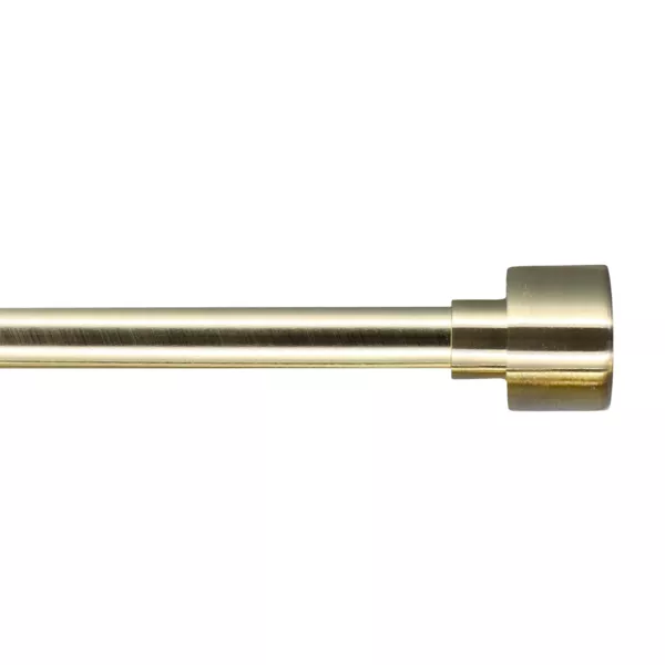 Uitschuifbare gordijnroede set (L210 - L380 cm / D19 mm) Palermo Goud