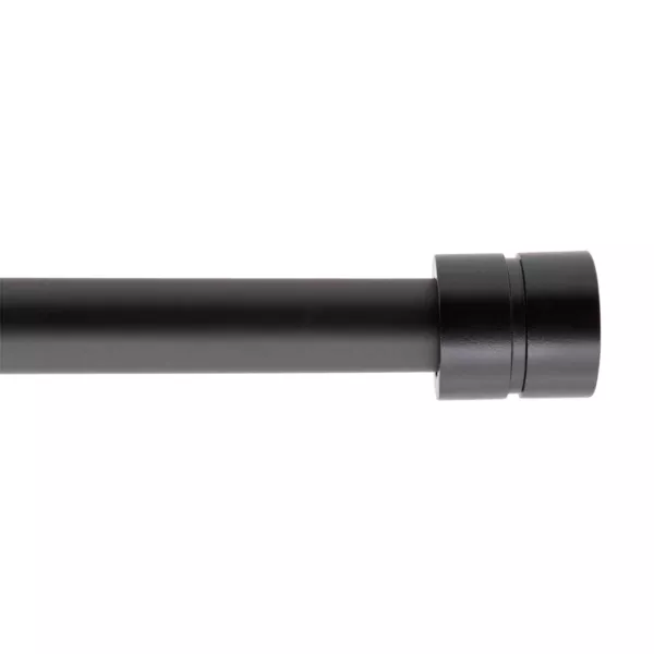 Kit asta tenda estensibile (L120 - L210 cm / D19 mm) Cesena Nero opaco