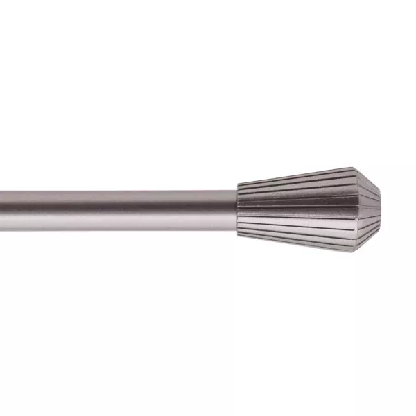 Kit de tringle extensible (L120 - 210 cm / D19 mm) Pise Gris b�ton