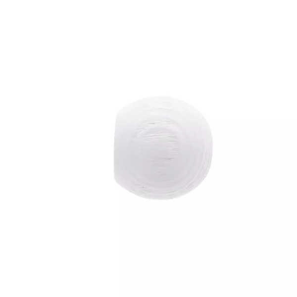 Set di 2 terminali per asta in legno cerusato (D28 mm) Soren a sfera Bianco