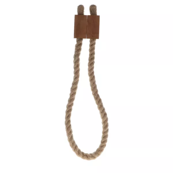 Abrazadera de cortina magn�tica de yute Leon Natural