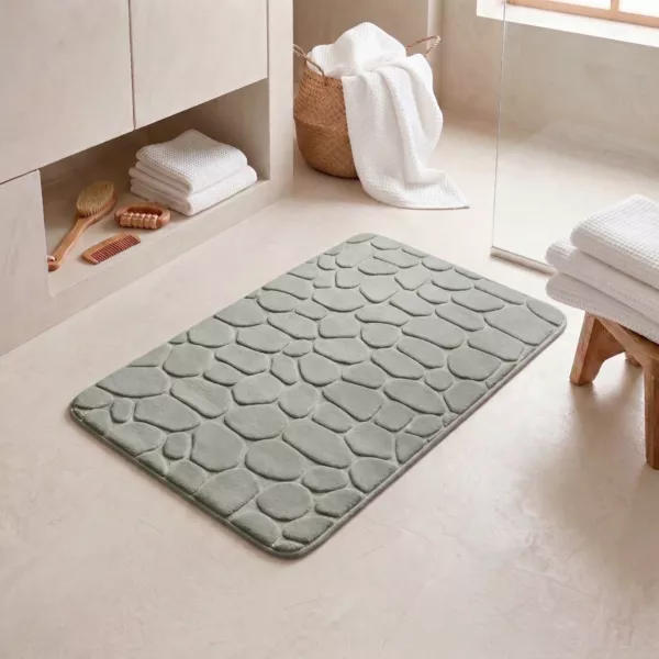Tappeto bagno (80 cm) Ari Verde cachi
