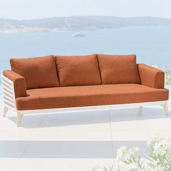 Ersatzkissenbez�ge f�r 3-Sitzer-Sofa Monte Carlo Terrakotta