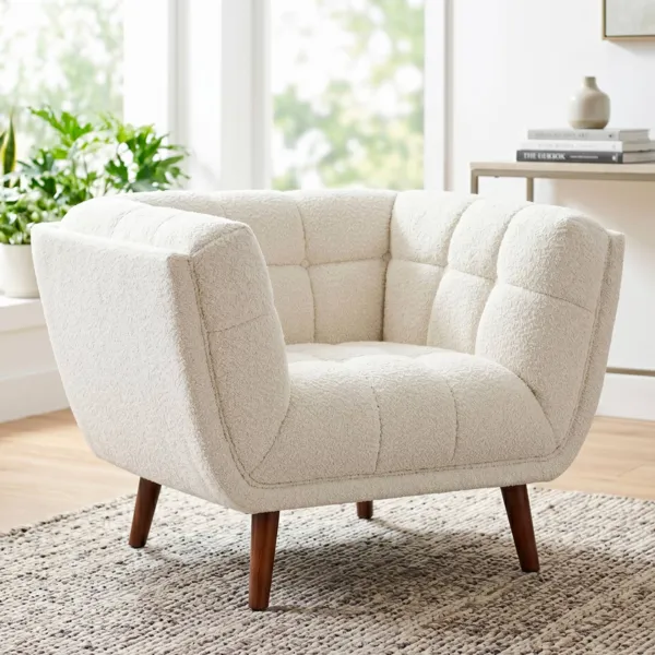 Boucl�-Sessel (Sitzh�he 45 cm) Rory Cremewei�