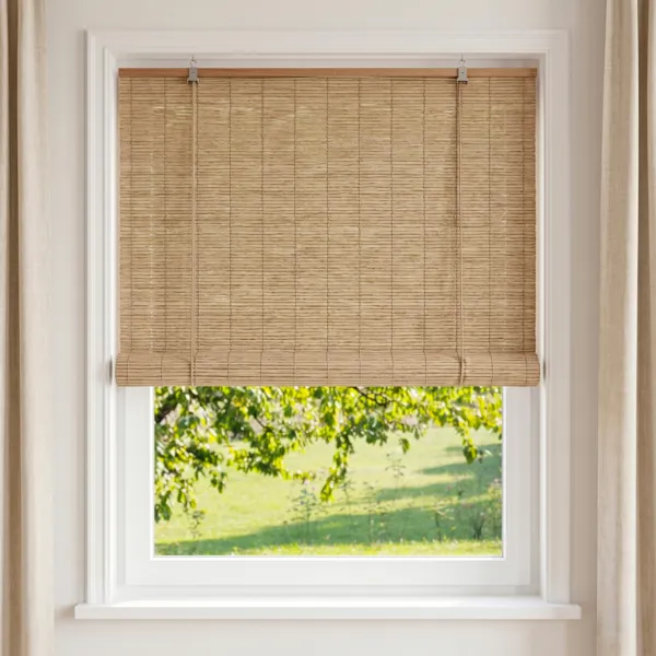 Rollo aufrollbar für draußen Rattan-Optik (90 x 180 cm) Tanoa Beige