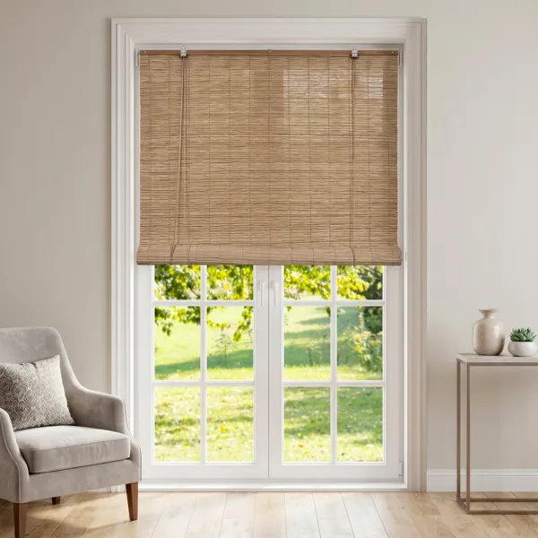 Rollo aufrollbar für draußen Rattan-Optik (120 x 180 cm) Tanoa Beige
