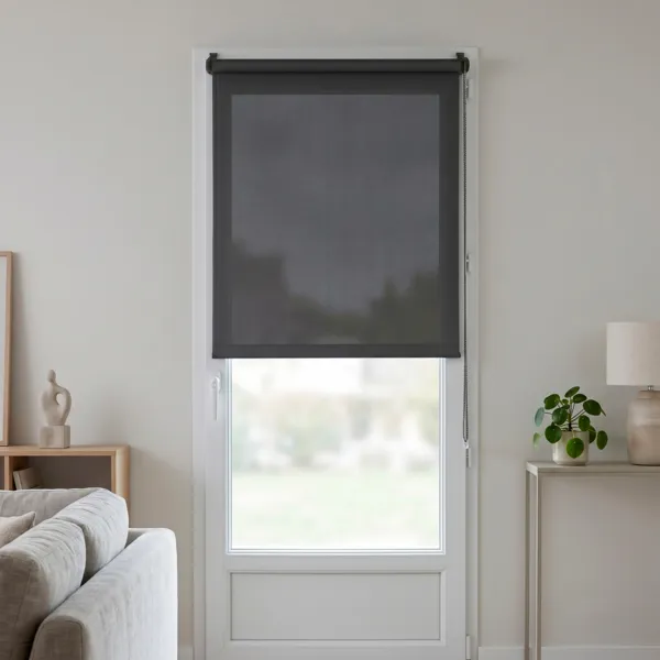 Tenda a rullo filtrante (90 x 180 cm) Pure Grigio cemento
