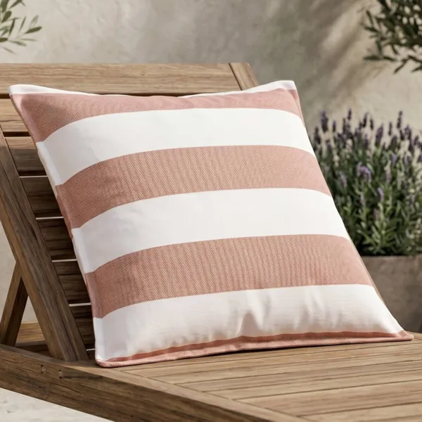 Vandafvisende firkantet udend�rs pudebetr�k (60 x 60 cm) Noa Mursten