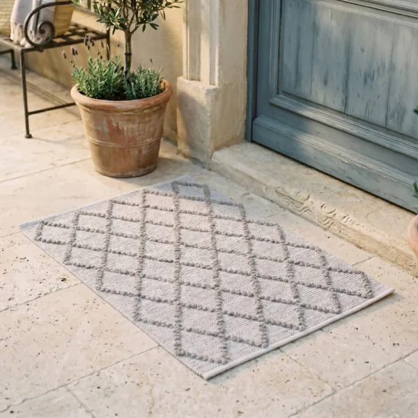 Tapis d'ext�rieur rectangulaire (50 x 80 cm) Orlando Sable