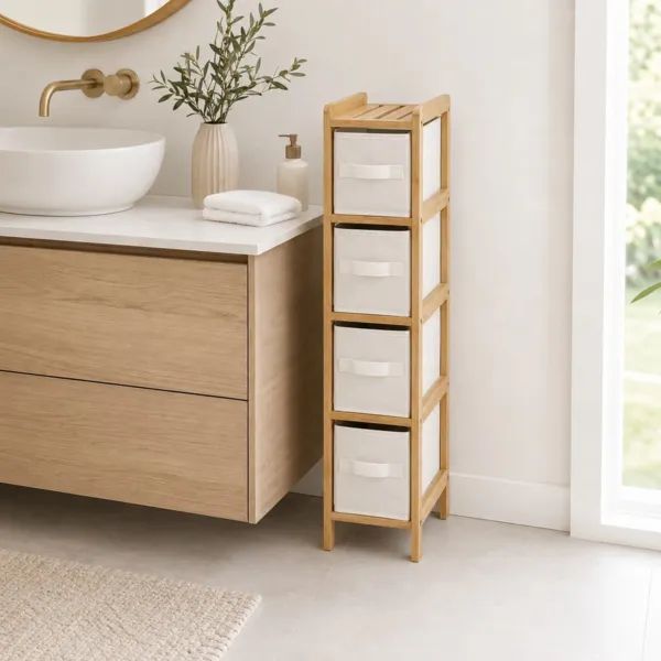 Portaoggeti 4 livelli Tidy box Marrone