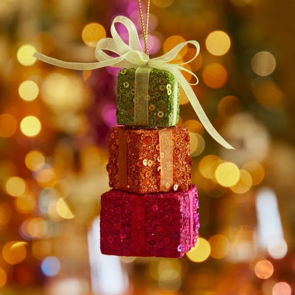 Kersthanger (H9 cm) Cadeaus in overvloed Multikleur