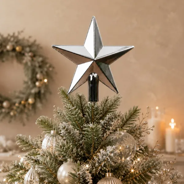 Cimiero per albero Aravis Argento lucido