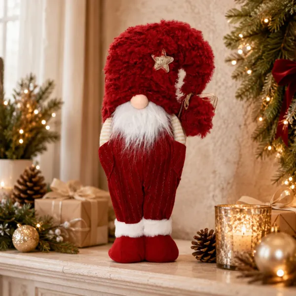 Nisse til jul (H45 cm) Golmart den skandinaviske Bordeaux