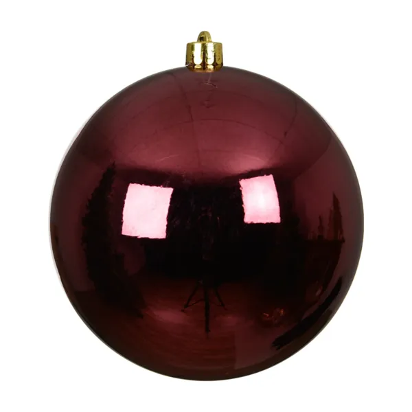 Weihnachtskugel (D140 mm) Aravis Weinrot