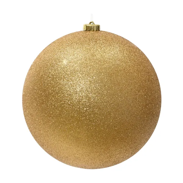Boule de No�l (D140 mm) Aravis Or paillet�