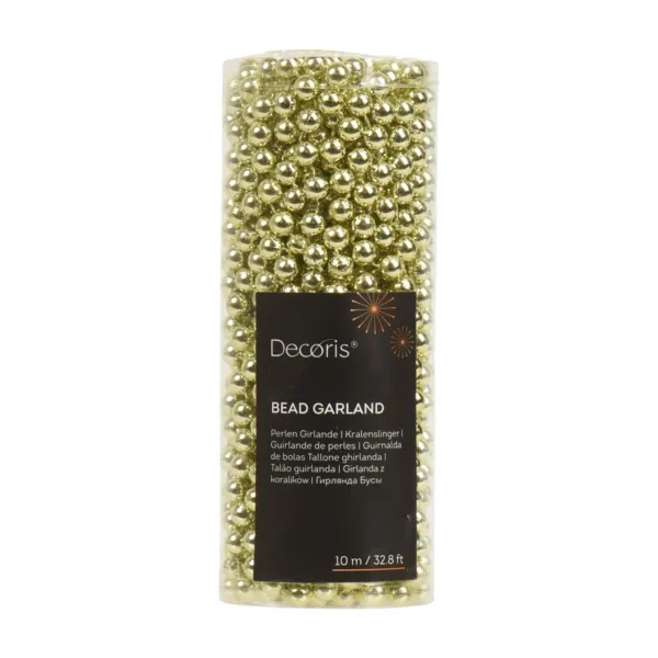 Ghirlanda di perline (10 m) Alpine Pistacchio