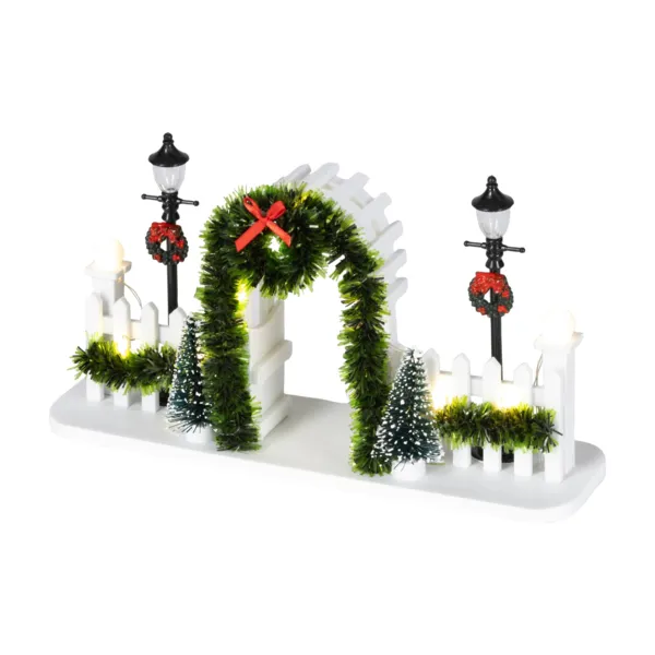 Zubeh�r f�r beleuchtetes Dorf (H10 cm) Weihnachtsbogen