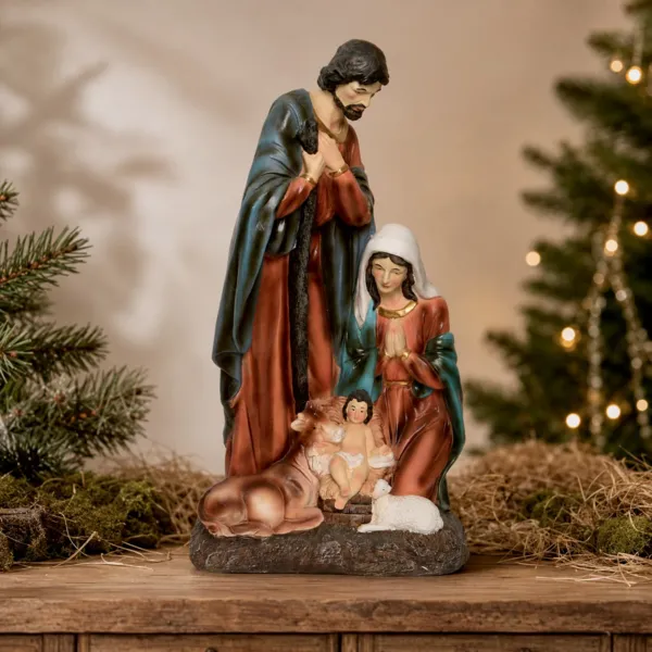 De 3 store julekrybbefigurer (H71 cm) Sankt Josef