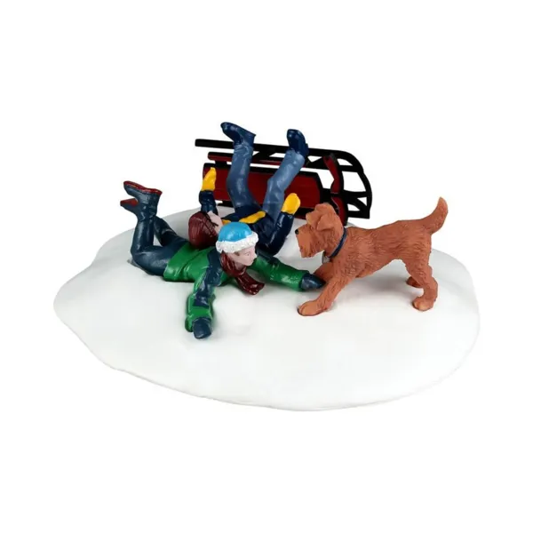 Lemax Figuren Rodelavontuur